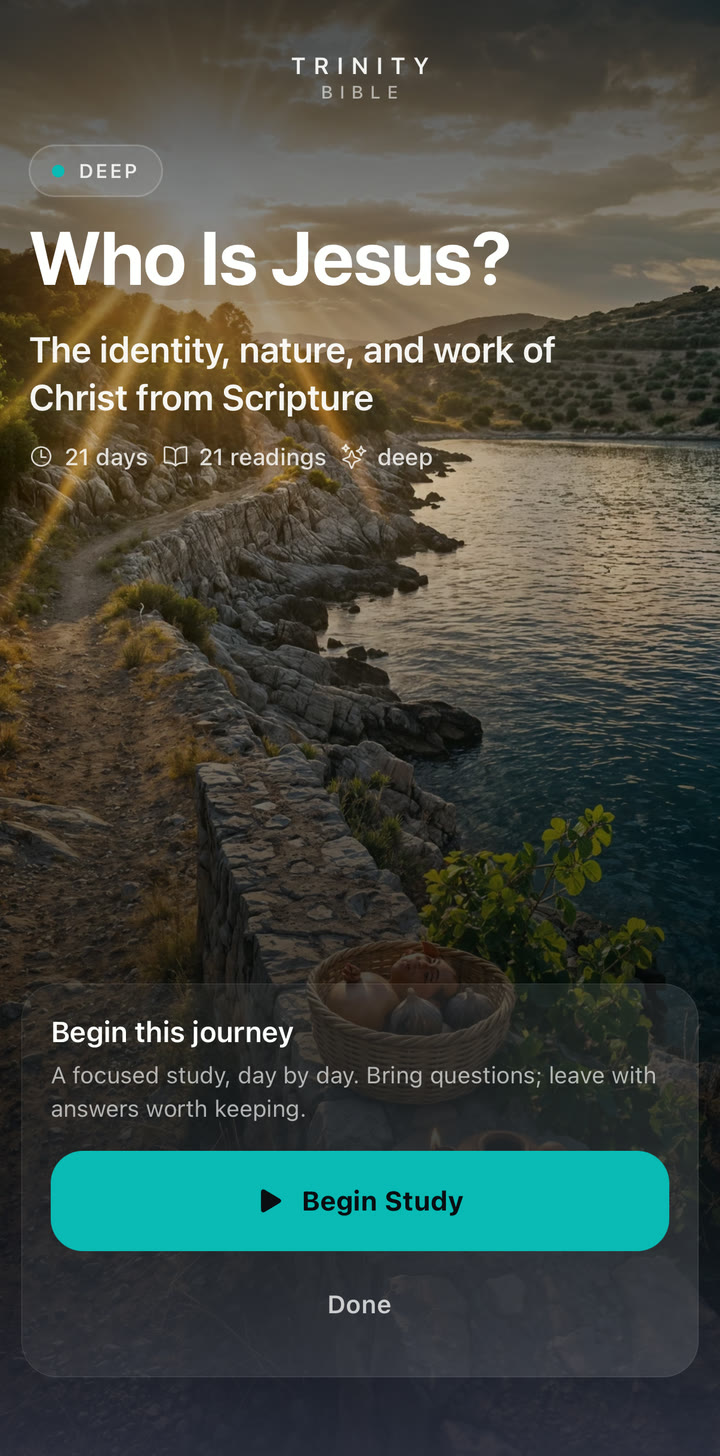 Who Is Jesus — the identity, nature, and work of Christ from Scripture